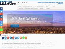 Tablet Screenshot of hrtechadvisor.com